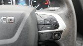 Steering wheel controls for cruise control on the right side, including SET+, SET−, CANCEL, RES, and a central cruise icon button